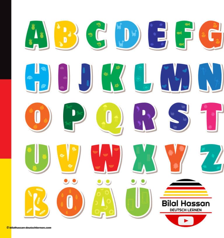 الحروف الألمانية للأطفال