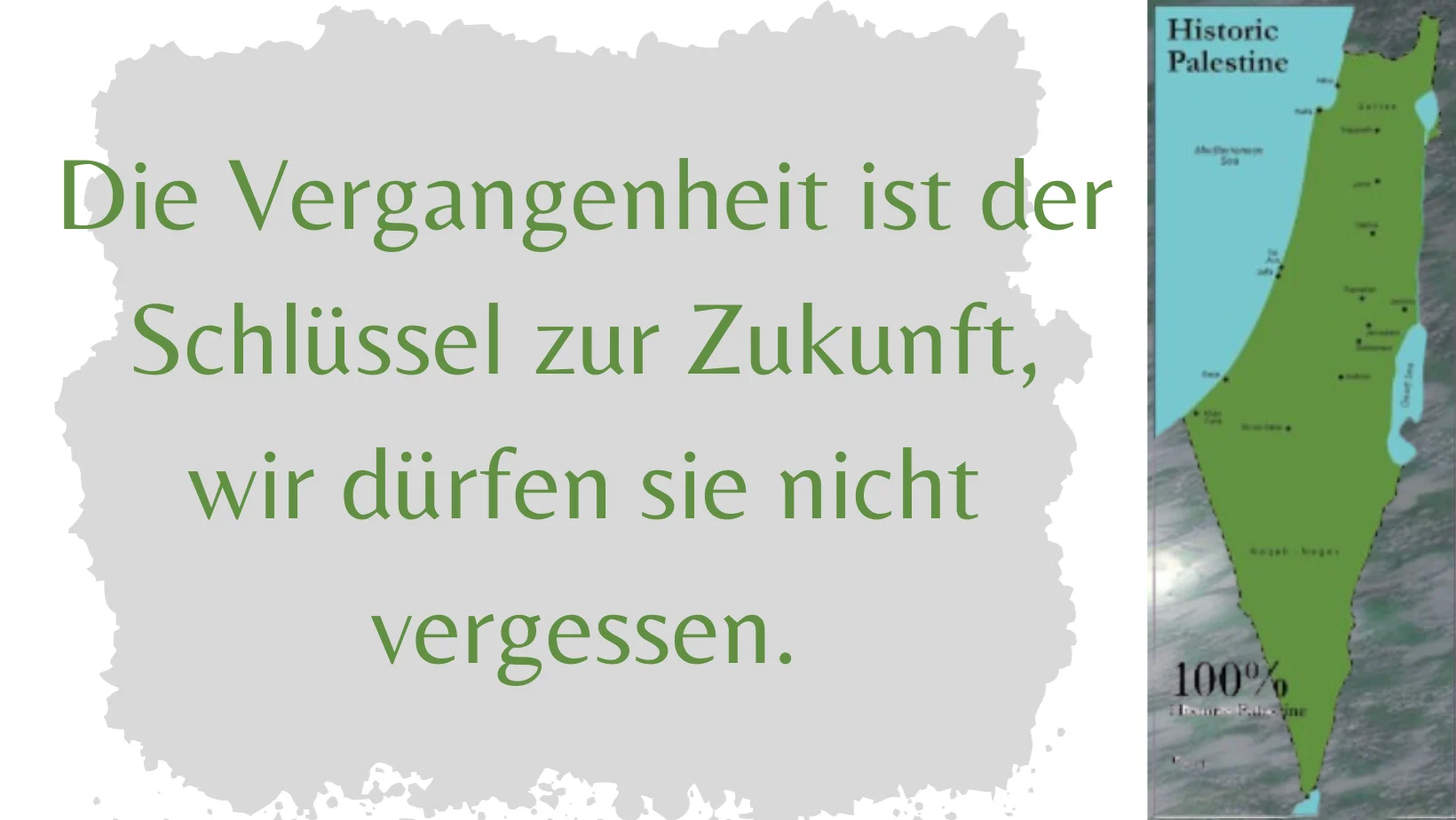 قصة الإحتلال الإسرائيلى لفلسطين Die Geschichte der israelischen Besetzung Palästinas