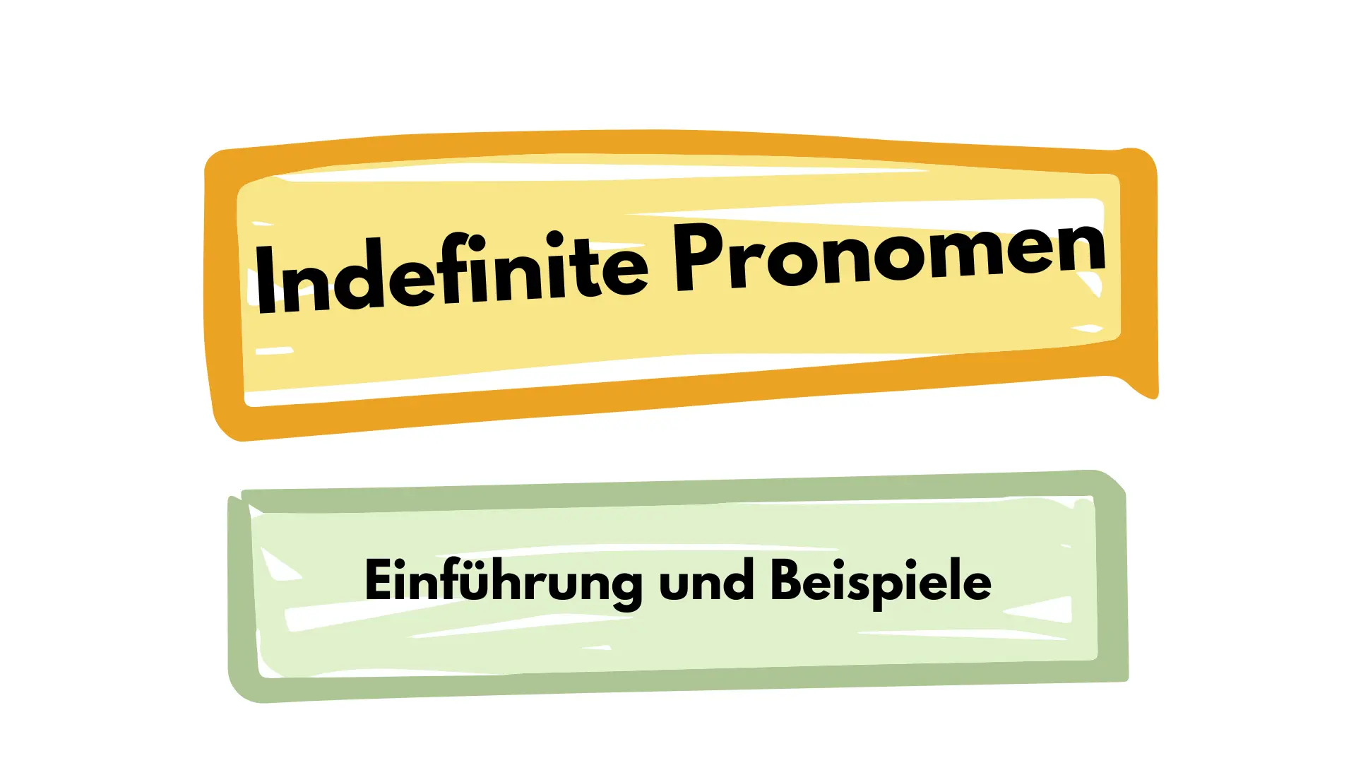 Indefinite Pronomen Eine umfassende Einführung und Beispiele